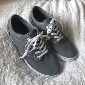 grey vans, size 7.5 women’s